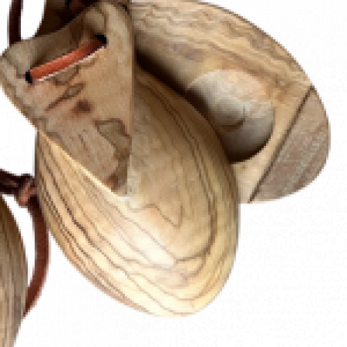Castañuelas alargadas Olivo Pacheco Tradicional