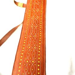 Funda de Cuero calado marrón 3