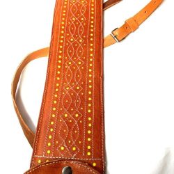 Funda de Cuero calado marrón 2