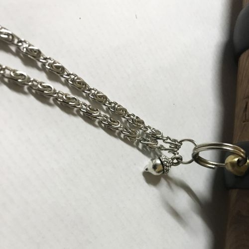 Cadena metálica para gaitas charras 1