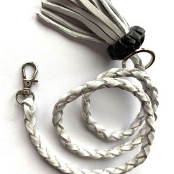 Cordón Blanco y Negro en redondo 4