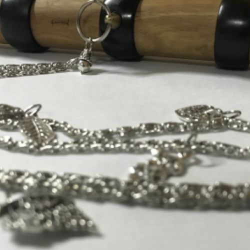 Cadena metálica para gaitas charras 3