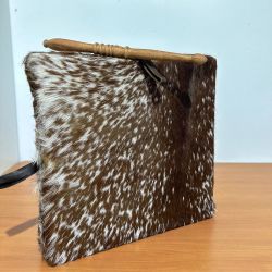 pandero cuadrado de piel de cabra 3