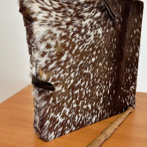 pandero cuadrado de piel de cabra