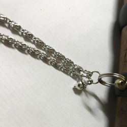 Cadena metálica para gaitas charras 1