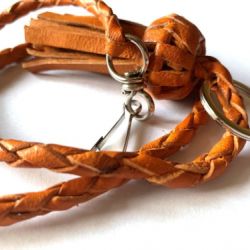 Cordón de piel de cabra en redondo 5