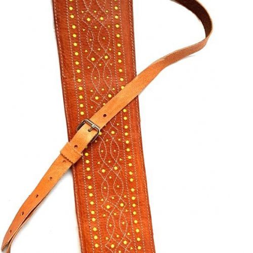 Funda de Cuero calado marrón 1