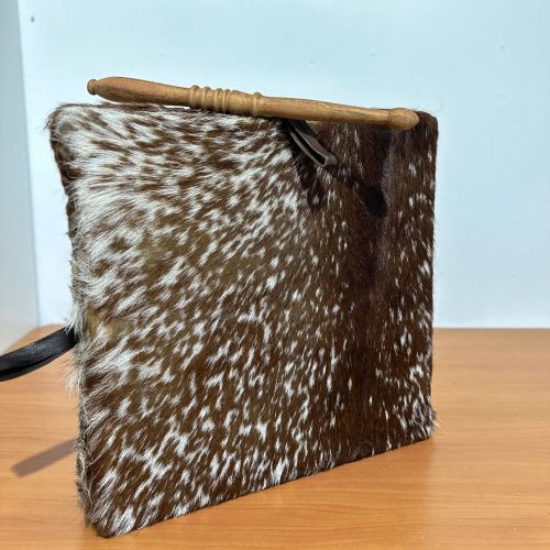 pandero cuadrado de piel de cabra 3