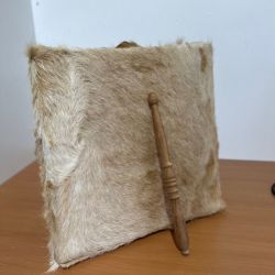 e pandero cuadrado penaparda con pelo